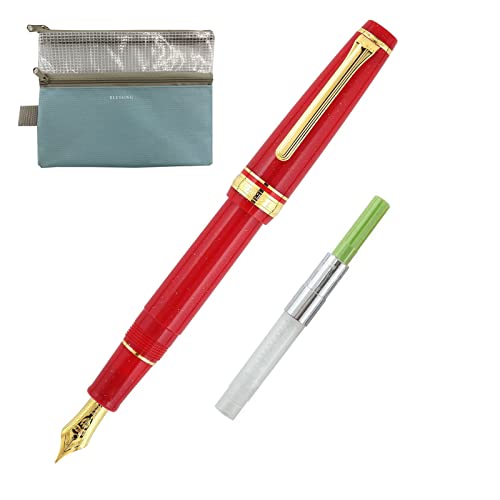 Generisch Sailor Professional Gear Slim Shikiori Füllfederhalter (MF) mit Konverter &Bleistiftbox, (japan import) (Princess Kaguya(11-1227-303)) von Generisch