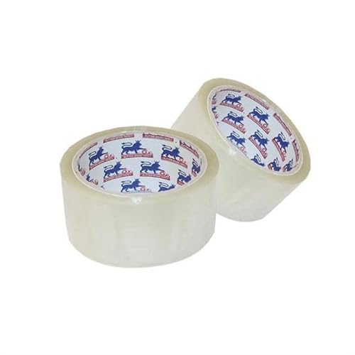 Generisch Transparentes Verpackungsband, 6 Rollen, 48 mm x 50 m, transparentes Klebeband zum Verpacken von Paketen, Kartons von Generisch