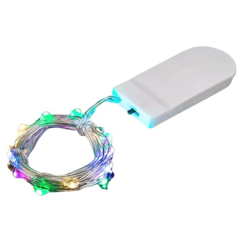 Generisch Twinkle String Lights Batterie - Funkeln LED Fairy Lights, Hochzeitsfest - -Schnur | 1 M Kleine Festliche LED -Feenlicht -Lichterkoration, Batteriebetriebene Baumlichter Für Zuhause, Part von Generisch