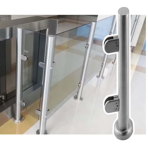 Glasgeländer-Klemmen-Set für Innen- und Außengeländer, ideal für Gärten, Terrassen, Treppen und Plattformen, erhöht die Sicherheit Glasgeländer-Klemmen-Set für Innen- und Außengeländer, ideal für Gärten, Terrassen, Treppen und Plattformen, erhöht die Sicherheit von Generisch