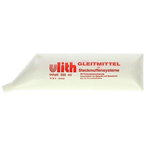 Gleitmittel 500 ml Ulith für KG Rohre Schmiermittel Gleitmittel Abwasserrohr HT KG Rohr von HUSUIME