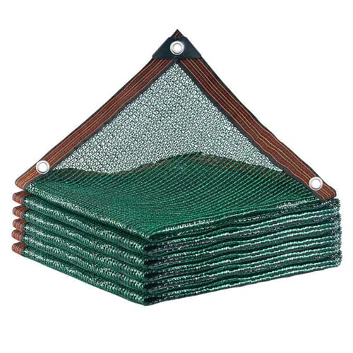 Grüner Sonnenschutzstoff, Netzstoff, 40 % Sonnenschutz, Baldachin für Pflanzen, Outdoor, Balkon, Blumenschatten, Sonnensegel, 10 x 12 m von Generisch