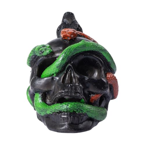 Gruselige Pfeife,Halloween Totenkopf Schlange Kreischende Todespfeife - Interaktives Scherzartikel Mit Dunkeldesign Für Kostümpartys Gruselige Pfeife,Halloween Totenkopf Schlange Kreischende Todespfeife - Interaktives Scherzartikel Mit Dunkeldesign Für Kostümpartys von Generisch