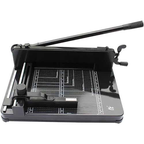 Guillotine Papierschneider mit Sicherheitsabdeckung, Präzisionsschnitt für Karton und Dokumente, ideal für Büro, Zuhause und Schule Guillotine Papierschneider mit Sicherheitsabdeckung, Präzisionsschnitt für Karton und Dokumente, ideal für Büro, Zuhause und Schule von Generisch