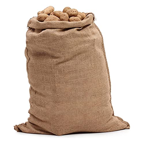 Gunny Sack – Race Gunny Bags, große Jutesäcke, Kartoffelsäcke, Gemüse, Aufbewahrungstasche, Jutesack, Rennbeutel, starke reißfeste Jutebeutel für Outdoor, Rasen, Spiele, Ostern von Generisch