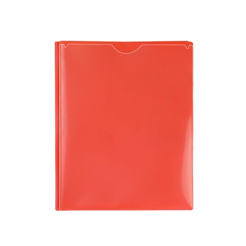 HMR511 Kunststoff-Ordner mit Taschen, robust, zwei Taschen, Ordner, Organizer für Studenten, Klassenzimmer, Hausaufgaben, ein Muss für Kinder, Orange, Einheitsgröße von Generisch