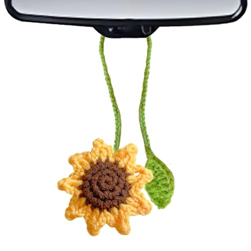 Häkel-Lesezeichen – Häkelblumen-Lesezeichen, niedlich, handgefertigt, gestrickt, Blumenmuster, Sonnenblume, handgefertigte gestrickte Lesezeichen, Vorhänge, Raffhalter für Buchliebhaber Häkel-Lesezeichen – Häkelblumen-Lesezeichen, niedlich, handgefertigt, gestrickt, Blumenmuster, Sonnenblume, handgefertigte gestrickte Lesezeichen, Vorhänge, Raffhalter für Buchliebhaber von Generisch