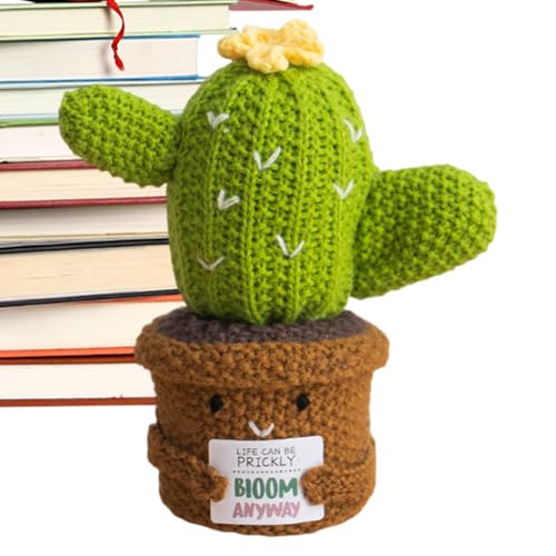 Häkelkaktus | Inspirierende Häkelpuppe, dekorative Puppe in Kaktusform für Studio, Meditation, Sammler, Kunsthandwerk, Erwachsene, sensible Kinder, Geschenk, Bücherregal Häkelkaktus | Inspirierende Häkelpuppe, dekorative Puppe in Kaktusform für Studio, Meditation, Sammler, Kunsthandwerk, Erwachsene, sensible Kinder, Geschenk, Bücherregal von Generisch