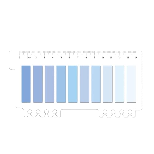 Haftindex-Tabs, Seitenmarkierungen, Haftindex-Tabs, 200 Stück Seitenmarkierer, Haftnotizen, beschreibbare Register, Schüler, Lehrer, Lesemarker, glattes Schreiben, Textstreifen für Tagebuch, von Generisch