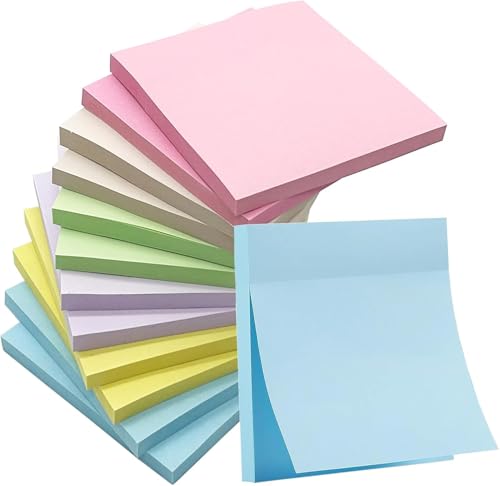 Haftnotizen Post, Sticky Notes Pastell Post Stickies Colourful, Klebezettel zum Beschriften von Generisch