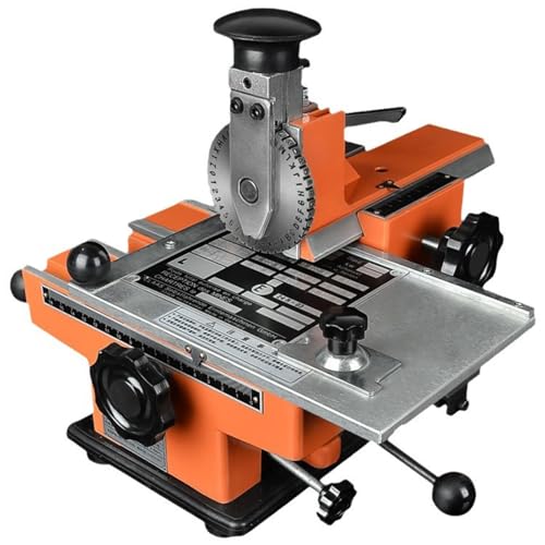 Halbautomatische Metall-Stempelmaschine, einstellbarer Zeichenabstand für Großbuchstaben, Zahlen, einfache Symbole, ideal für Kupfer und Aluminium Halbautomatische Metall-Stempelmaschine, einstellbarer Zeichenabstand für Großbuchstaben, Zahlen, einfache Symbole, ideal für Kupfer und Aluminium von Generisch