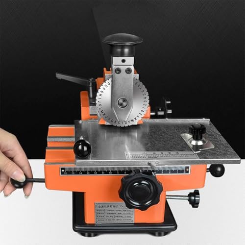 Halbautomatische Metallplattenprägemaschine, langlebiges Chrom-Vanadium-Stahl-Charakterrad für professionellen Hundemarken- und PVC-Kartendruck Halbautomatische Metallplattenprägemaschine, langlebiges Chrom-Vanadium-Stahl-Charakterrad für professionellen Hundemarken- und PVC-Kartendruck von Generisch