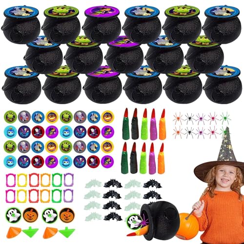 Halloween-Geschenktütenfüller, Halloween-Geschenktütenfüller - 144 Stück Füllmaterial für Halloween-Partys, Karnevalspreise - Halloween-Partygeschenke, lustige Geschenke für , Mädchen, Klassenkamerade von Generisch