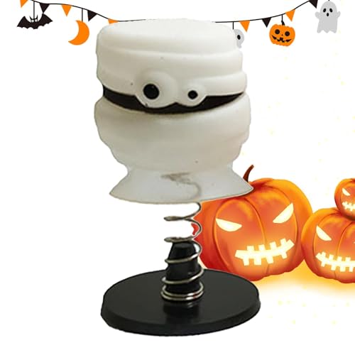 Halloween Jumping Popper Spring Toys,Halloween Jumping Toys | Halloween Kinder springende Popper Dekoration | Neuartiges Frühlingsspielzeug für Versammlungen, Geschenke für Kinder, Kleinkinder und Mäd von Generisch