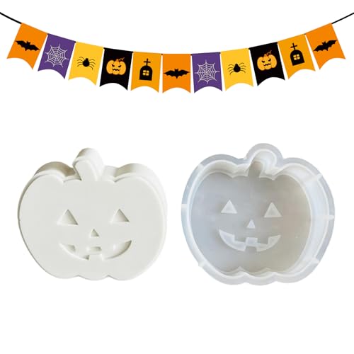 Halloween-Kerzenformen – Auto-Aromatherapie-Silikonform – handgefertigte Dekoration, Puppe, Gipsform für Ton, Epoxidharz, , Anhänger, Seife, Schokolade, Cupcakes, Aromaperlen Halloween-Kerzenformen – Auto-Aromatherapie-Silikonform – handgefertigte Dekoration, Puppe, Gipsform für Ton, Epoxidharz, , Anhänger, Seife, Schokolade, Cupcakes, Aromaperlen von Generisch