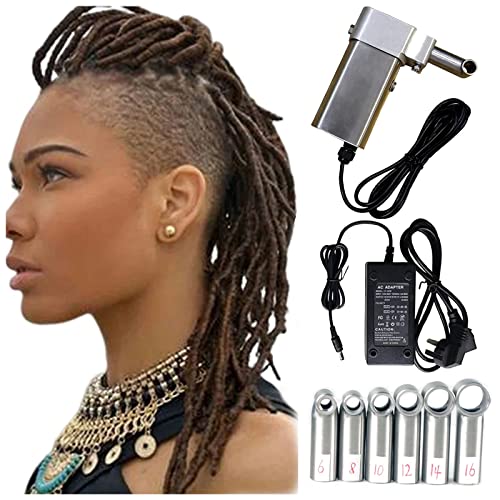 Handheld Dreadlock Crochet Braiding Machine with 6 Heads Instant Dreadlock Maker for Locs Quick DIY Hair Extensions von Generisch