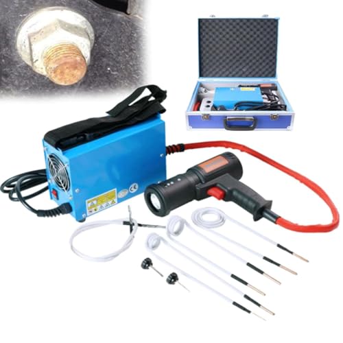 Handheld Induktionsheizung Werkzeug zum schnellen Lösen von rostigen Schrauben und Muttern, 1500W 220V Magnetischer Heizbolzenentferner mit tragbarer Aufbewahrungsbox, ideal für Maschinenreparatur Handheld Induktionsheizung Werkzeug zum schnellen Lösen von rostigen Schrauben und Muttern, 1500W 220V Magnetischer Heizbolzenentferner mit tragbarer Aufbewahrungsbox, ideal für Maschinenreparatur von Generisch