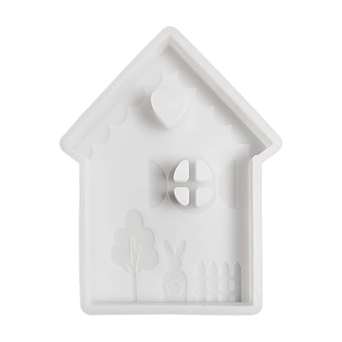 Haus-Silikonform,Haus-Silikonform | Gießformen Aus Kunstharz,Kreative Silikonform Heimdekoration, Ostern Desktop Ornament Silikonform -Für Ton, Kinder von Generisch