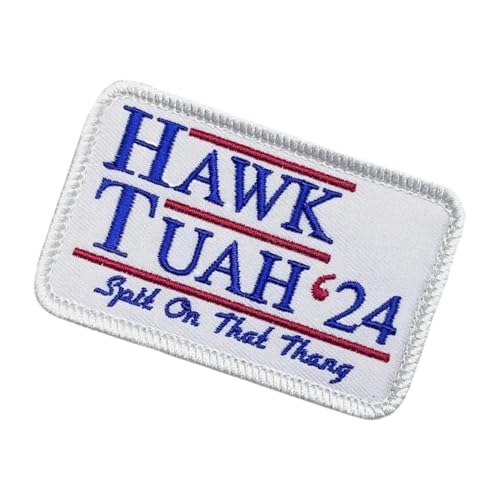 Hawkk Tush Patch – Buchstaben-Aufnäher Zum Aufkleben Für Kleidung | Buchstaben-Aufnäher Für Kleidung, Hawkk Tauh Spit That Thang-Aufkleber, Hosen-Reparatur-Quilt-Aufnäher, Stoff-Aufnäher, Alphabet- von Generisch