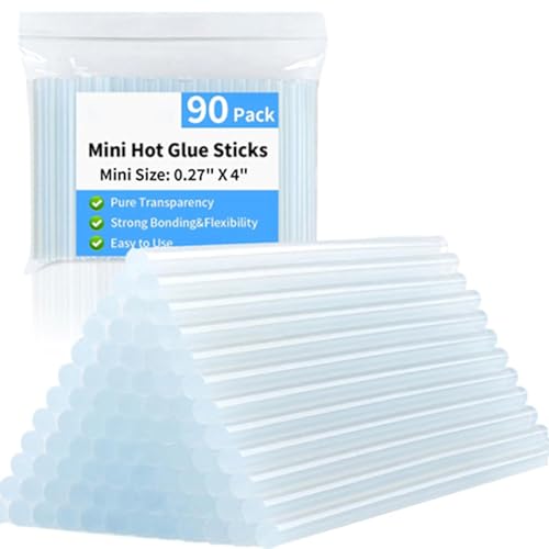 Heißklebesticks, 90 Stück Heißklebestifte Transparente Schnelltrocknend Für Heißklebepistole, 7 × 100 Mm Heißklebesticks, 90 Stück Heißklebestifte Transparente Schnelltrocknend Für Heißklebepistole, 7 × 100 Mm von Generisch