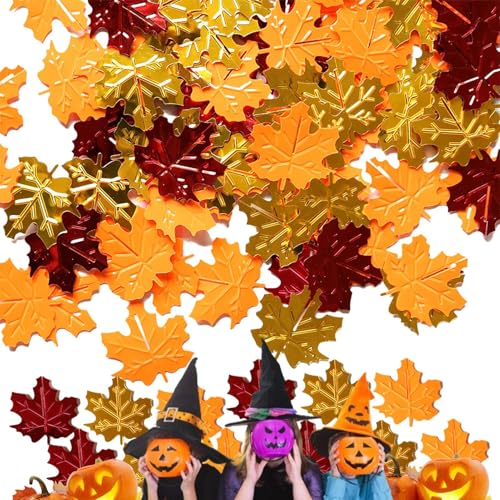 Herbst-Tischkonfetti,Herbstblätter-Konfetti | Herbstkonfetti Herbstkonfetti - 15 g Ahornblätter-Form, Herbst-Glitzer-Tischkonfetti für Thanksgiving, Ahornblätter-Konfetti-Party-Sets Herbst-Tischkonfetti,Herbstblätter-Konfetti | Herbstkonfetti Herbstkonfetti - 15 g Ahornblätter-Form, Herbst-Glitzer-Tischkonfetti für Thanksgiving, Ahornblätter-Konfetti-Party-Sets von Generisch