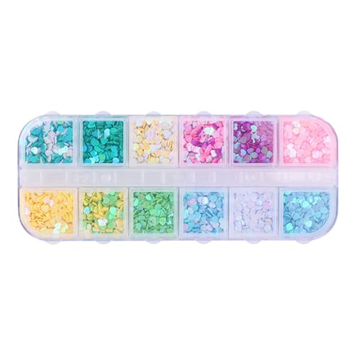 Herz Nagel Glitzer Pailletten - Glanz Teile für Fingernagel | Dekorative Herzform Nagel Glitzer Pailletten für Kostüm, Date, Versammlung, Festival, Hochzeit Herz Nagel Glitzer Pailletten - Glanz Teile für Fingernagel | Dekorative Herzform Nagel Glitzer Pailletten für Kostüm, Date, Versammlung, Festival, Hochzeit von Generisch