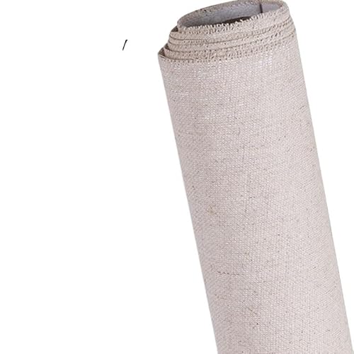 Hochwertige, wasserdichte Leinenmischung, Leinwandrolle, 58 cm x 5 m, grundiert, blanko, für Ölgemälde, ideales Kunstzubehör für Künstler, Schichttechniken, vielseitig und Hochwertige, wasserdichte Leinenmischung, Leinwandrolle, 58 cm x 5 m, grundiert, blanko, für Ölgemälde, ideales Kunstzubehör für Künstler, Schichttechniken, vielseitig und von Generisch