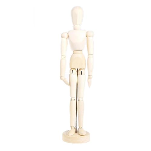 Hölzerne Mannequin-Künstlerpuppe, menschliches Figurenpuppenmodell - Stabile Basis, flexible Körpergelenke, Künstlerpuppe,Pädagogische Holzpuppe mit menschlicher Figur zur künstlerischen Gestaltung un Hölzerne Mannequin-Künstlerpuppe, menschliches Figurenpuppenmodell - Stabile Basis, flexible Körpergelenke, Künstlerpuppe,Pädagogische Holzpuppe mit menschlicher Figur zur künstlerischen Gestaltung un von Generisch