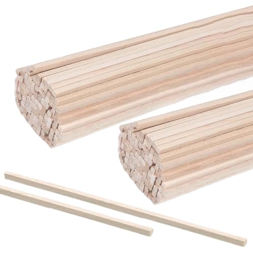 Holz Bastelstäbchen,120 Stücke Baustäbchen - 30 cm Handgeschnitztes Material Rühr Misch Werkzeuge Für Kinder Schüler Kunstunterricht Schule Klassenraum Holz Bastelstäbchen,120 Stücke Baustäbchen - 30 cm Handgeschnitztes Material Rühr Misch Werkzeuge Für Kinder Schüler Kunstunterricht Schule Klassenraum von Generisch