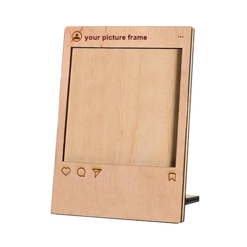 Holz-Bilderrahmen, Desktop-Fotorahmen, Dekoration, Tischdekoration, Bildersammler für Schlafzimmer, Esszimmer, Arbeitszimmer, Nachttisch, Wohnzimmer von Generisch