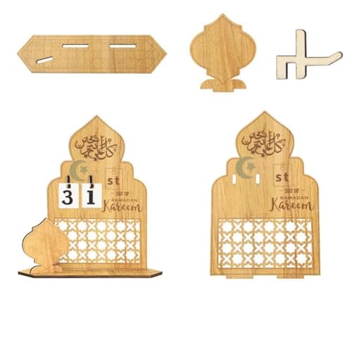 Holz Ramadan Adventskalender Eid Mubarak Adventskalender 30 Tage Til Eid Ramadan Eid Ramadan Countdown C Kalender von Generisch