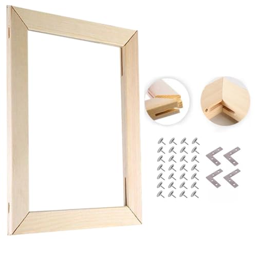 Holz-Spleißleinwand Rahmen Kit DIY Kunst Leinwand Rahmen für Drucke, Gemälde und Ölgemälde Massivholz Keilrahmen 160 x 90 cm von Generisch