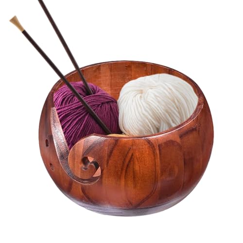 Holz-Strickgarn-Organizer - Holz-Strickgarn-Organizer | Häkelgarnhalter, DIY Häkelnadeln, Garnaufbewahrungsbehälter, Glatter Fadenhalter für Strickwaren 15 * 8 cm Holz-Strickgarn-Organizer - Holz-Strickgarn-Organizer | Häkelgarnhalter, DIY Häkelnadeln, Garnaufbewahrungsbehälter, Glatter Fadenhalter für Strickwaren 15 * 8 cm von Generisch