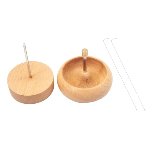 Holzperlen-Gerät – Holz-Spin-Perlenlader-Halter – Taillenperlen-Set für Schmuckherstellung, Armbandhersteller, Auffädeln von Holzbasteln von Generisch