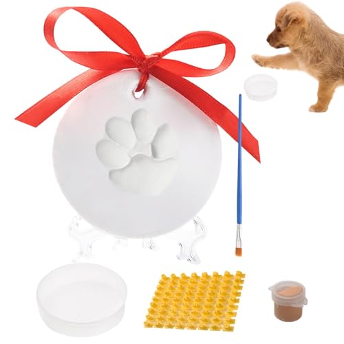 Hunde- und Katzenpfotenabdruck-Set – Baby-Hand- und Fußabdruck-Set, Katzenpfotenabdruck-Andenken | Leichter Ton-Abformungssatz für Haustierpfoten, kein Durcheinander, selbstgemachter Haustier-Fußabdru Hunde- und Katzenpfotenabdruck-Set – Baby-Hand- und Fußabdruck-Set, Katzenpfotenabdruck-Andenken | Leichter Ton-Abformungssatz für Haustierpfoten, kein Durcheinander, selbstgemachter Haustier-Fußabdru von Generisch