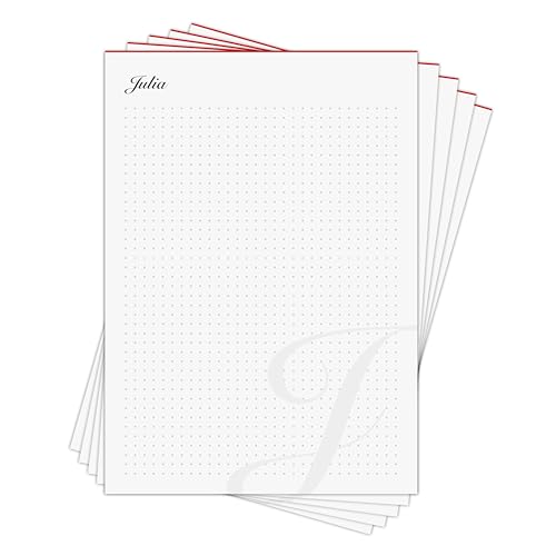 Ideenblock Julia - personalisiertes Geschenk für Julia - 5 x Journalblock DIN A5 mit je 50 Blatt für 250 Ideen in Geschenkbox von Generisch