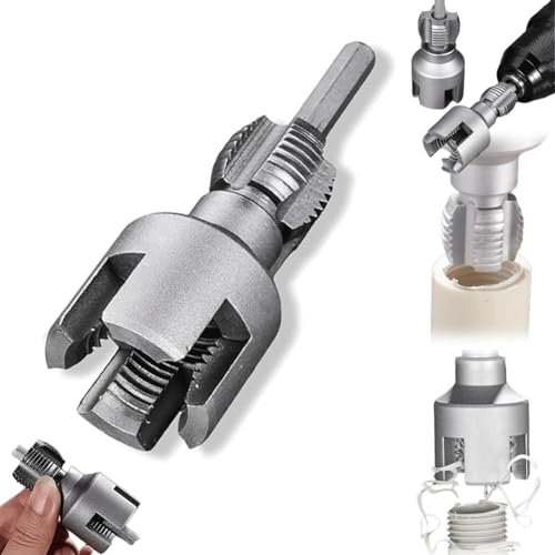 Integriertes internes und externes Rohrgewindewerkzeug, Rohrgewinde-Schneidwerkzeug, 2025 verbesserte elektrische Bohrmaschine, kompatibles PVC-Rohreinfädler-Set, 1,27 cm, 1,9 cm Rohreinfädelwerkzeug Integriertes internes und externes Rohrgewindewerkzeug, Rohrgewinde-Schneidwerkzeug, 2025 verbesserte elektrische Bohrmaschine, kompatibles PVC-Rohreinfädler-Set, 1,27 cm, 1,9 cm Rohreinfädelwerkzeug von Generisch