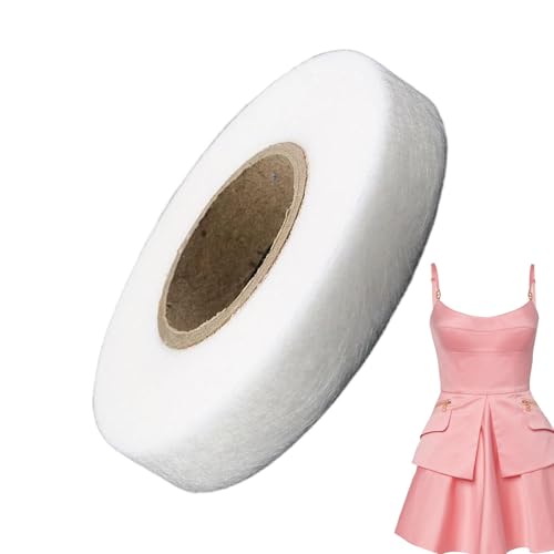 Iron-On Fabric Hemming Tape Fusible & Washable Double-Sided Adhesive Pants, Jeans, Curtains & Lace, No-Sew Hemming Solution For Quick Fixes, Securely Fastens, 60 Meters von Generisch