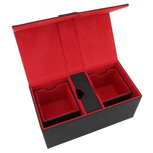 Kartendeckbox mit Magnetverschluss - Große Kapazität mit 3 Schubladen für über 200 Karten, kompatibel mit verschiedenen Sportkarten Kartendeckbox mit Magnetverschluss - Große Kapazität mit 3 Schubladen für über 200 Karten, kompatibel mit verschiedenen Sportkarten von Generisch