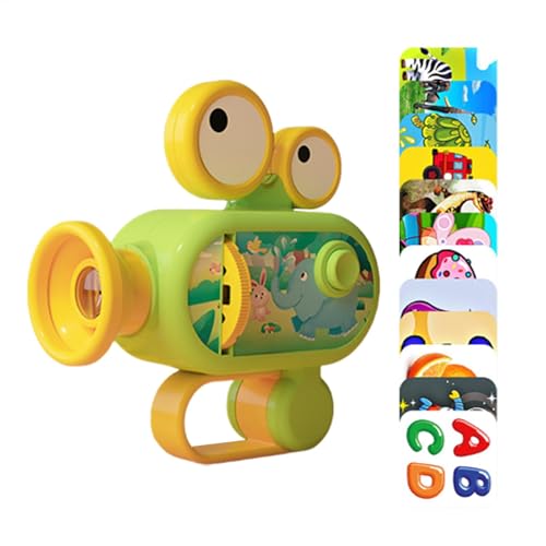 Kids Projector Toys - Compact LED Projector Taschenlampe | Projektionsgeschichtenspielzeug | Fun Cognition Gettime Toy | Pädagogische Projektorspielzeug | LED Projector Torch für Schlafzimmer, Spielzi von Generisch