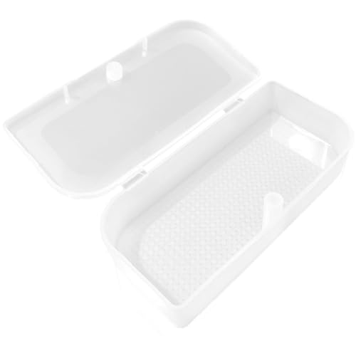 Kleine Schmuckschatulle, transparente Schmuckschatulle,Transparent Small Hardware Organizer Box | Tragbares Desktop -Management, Elektronikkomponentenfall, Hardwarehalter für Reisen, Geschäft von Generisch