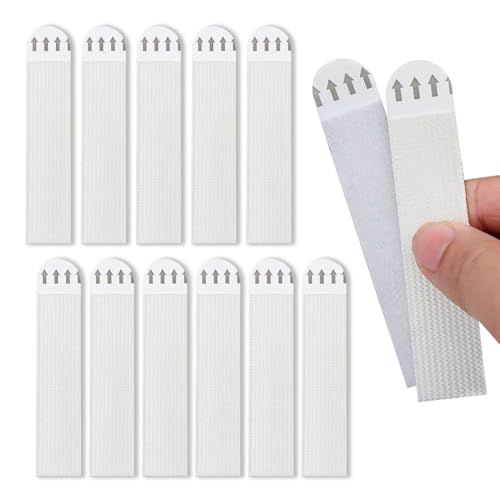 Klettband Mit Klebebeschichtung - Klettpad Selbstklebend - 12 Stücke wandmontierter Befestiger hochbelastbarer Aufhänger für Schlüsselbox Schreibwaren Bilderrahmen Küche Schlafzimmer Klettband Mit Klebebeschichtung - Klettpad Selbstklebend - 12 Stücke wandmontierter Befestiger hochbelastbarer Aufhänger für Schlüsselbox Schreibwaren Bilderrahmen Küche Schlafzimmer von Generisch