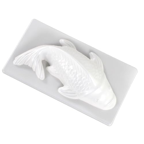 Koi Fisch 3D Kuchenform - Lebensmittelechte Silikonform, Gebäckform | Vielseitige Motivform Mit Realistischem Fischmuster Für Pudding, Kuchen, Reisformen, Ideal Für Backen Von Festlichen Süßspeisen Zu Koi Fisch 3D Kuchenform - Lebensmittelechte Silikonform, Gebäckform | Vielseitige Motivform Mit Realistischem Fischmuster Für Pudding, Kuchen, Reisformen, Ideal Für Backen Von Festlichen Süßspeisen Zu von Generisch
