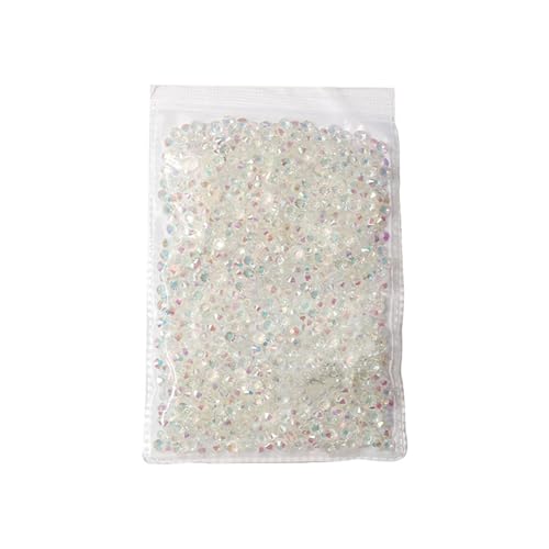 Kristall-Strasssteine, runde flache Rückseite, Nagelglasperlen, für Nägel, Dekoration, Basteln, Make-up, Kleidungszubehör Kristall-Strasssteine, runde flache Rückseite, Nagelglasperlen, für Nägel, Dekoration, Basteln, Make-up, Kleidungszubehör von Generisch