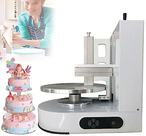 Kuchenbuttercreme-Streichmaschine, automatische 10,2–30,5 cm Kuchencreme, glatte Beschichtung, Dekoration, Marmeladenverteiler, Brotcreme – ideal für das Backen zu Hause von Generisch