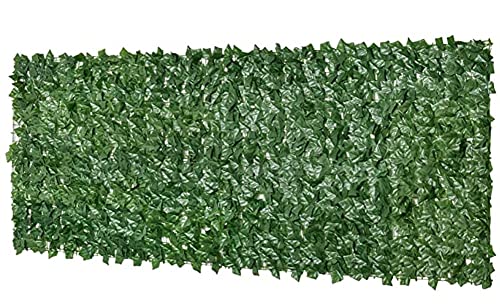 Künstlicher Efeu-Sichtschutzzaun, 1 x 13 m, Gartenspalierrolle mit Windschutznetz, 90 % Schattierungsrate, für den Außenbereich, Sichtschutz, Wandabdeckung (1 x 13 m) von Generisch