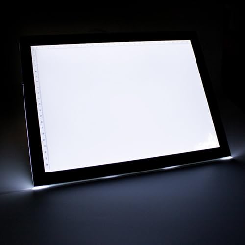 LED Leuchtkasten Tracing Board zum Zeichnen und Kunstwerken Acryl-Panel Infinite Dimming Memory Funktion Touch Controls von Generisch