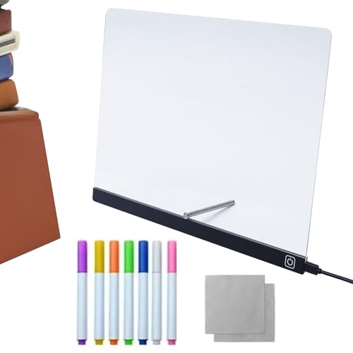 LED Notiztafel - Seitliche Tasten | Entsperren Touch-Dimmer-knoppf Helligkeit LED -Zeichenbrett Acrylnote Memo zum Schreiben von Zeichnen Malvorlagen Skizzierverfolgung mit Verstellbarem LED Notiztafel - Seitliche Tasten | Entsperren Touch-Dimmer-knoppf Helligkeit LED -Zeichenbrett Acrylnote Memo zum Schreiben von Zeichnen Malvorlagen Skizzierverfolgung mit Verstellbarem von Generisch
