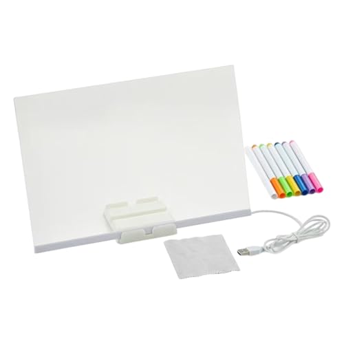 LED Zeichenbrett Mit Licht | LED Löschbare Notiztafel | Löschbare Maltafel Für Klassenzimmer Hausschule Kindergarten Vorschule, Schreibzubehör Für Kleinkinder LED Zeichenbrett Mit Licht | LED Löschbare Notiztafel | Löschbare Maltafel Für Klassenzimmer Hausschule Kindergarten Vorschule, Schreibzubehör Für Kleinkinder von Generisch