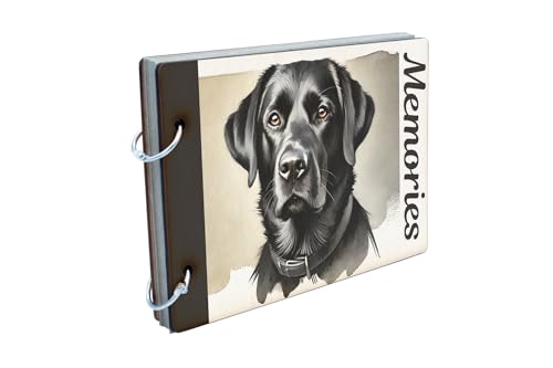 Labrador Memories: Erinnerungsalbum für Haustiere mit Aquarell-Illustrationen (scrap-kf24-Labradormg) von Generisch